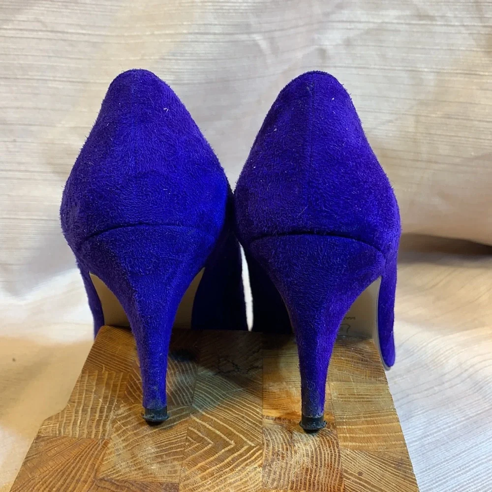 Morgan Taylor Old Hollywood leather vintage pumps